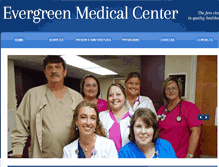 Tablet Screenshot of evergreenmedical.org